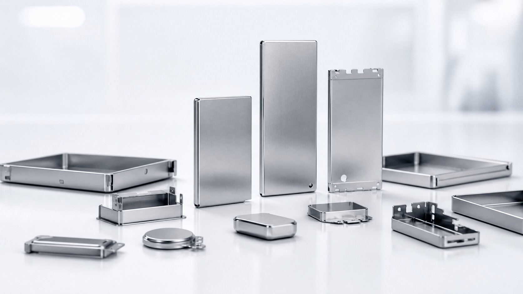 Precision metal battery shells