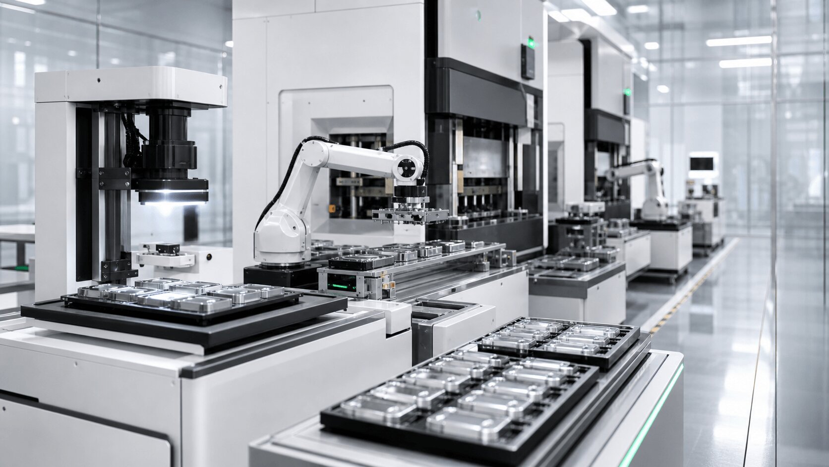 Automated precision manufacturing line